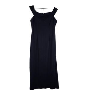 adrianna papell slate blue dress Adrianna Papell Womens Blouson Beaded Evening Dress Blue 4 main image 1